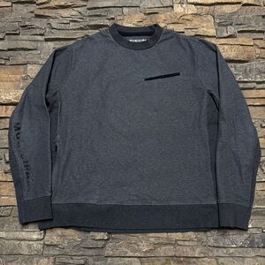 Municipal Sport Utility Gear Crewneck Sweatshirt Mens Large Gray Pullover Nice